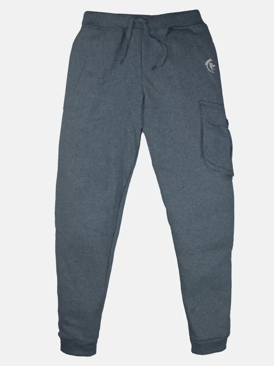 Boys Fleece Cargo Track pant-AW23BTP036030