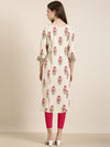 Women Cream Floral Straight Kurta-NJ-3553348-Cream