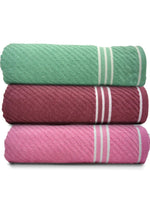 Athom Living Diagonal Stripe Terry Towel Pack of 3-DST-CFH