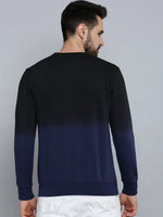 Men Black Colourblock Sweatshirt-ODS-6044-Black