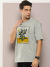 Dillinger Grey Graphic Oversized T-shirt-DLMOV243GRY-S