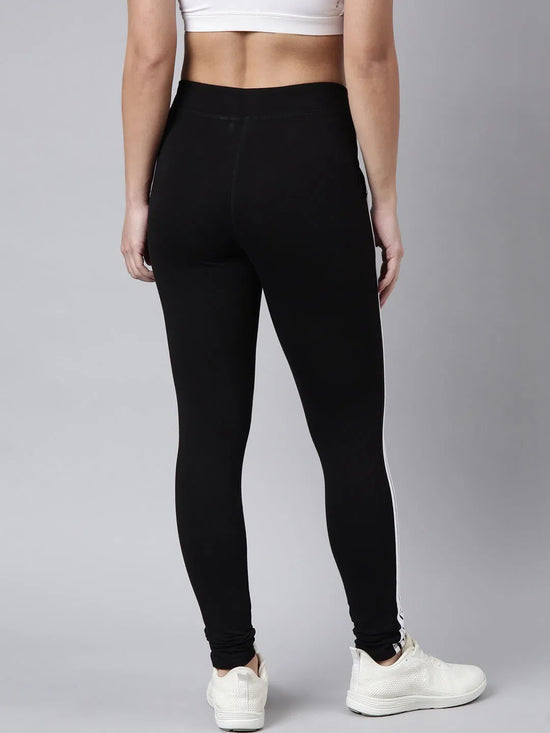 Women Solid Slim Fit Black Track Pant-AF-1612-Black