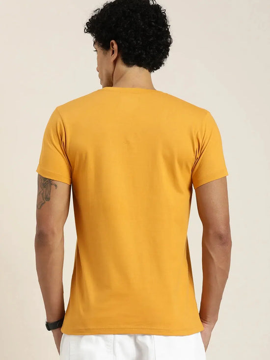 Dillinger Mustard Graphic Regular T-Shirt-DLCR18112MUST-S