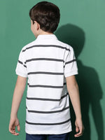 Lil Tomatoes Boys Cotton Polo T-shirt-GBT-S24-1147_CHARCOAL_30