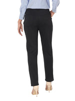 Smarty Pants Women's Cotton Lycra Ankle Length Straight Fit Black Formal Trouser-SMPT-924A-S