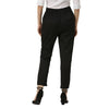 Smarty Pants Women's Cotton Lycra Ankle Length Black Formal Trouser-SMPT-885A-S