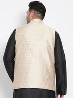 Hangup Men Standard Solid Men's Indian Wear-81A_Jacquard_Nehru1