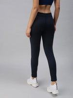 Women's Navy Blue Solid Track Pants-AF-1723-Navyblue