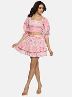 Floral Pink Co-ord Set-17338