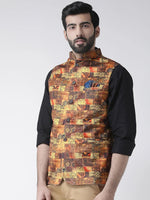 Hangup Men Standard Printed Men's Indian Wear-108APrintedNehru