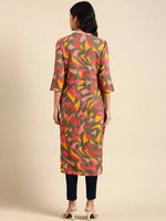 Women's Multi Printed Straight Kurta-GW-2904-Multi