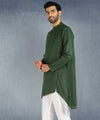 Hangup Men Standard Solid Men's Indian Wear-ST12946_Green_RubyLKurta