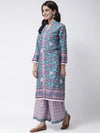 Hangup Women Standard Printed Indian Ethnic Set-X42_3Pc_KurtaSet