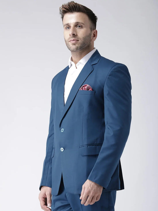 Hangup Men Standard Solid Men Formalwear-DodgerBlazer