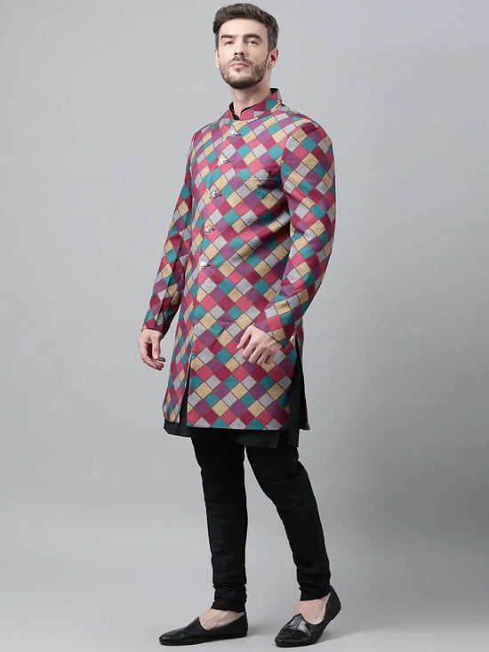 Hangup Men Standard Printed Men's Indian Wear-S80_Indo