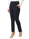 Smarty Pants Women's Cotton Lycra Ankle Length Blue Formal Trouser-SMPT-954B-S