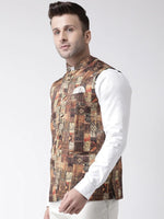 Hangup Men Standard Printed Men's Indian Wear-165A_Printed_Nehru