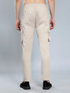 Jogger Cargos with Elastic waist and 6 pockets-Beige-HC4011-30