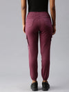 Women's Lavender Solid Jogger Denim Jeans-JO-22045C-Lavender