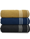 Athom Living Diagonal Stripe Terry Towel Pack of 3-DST-ABG