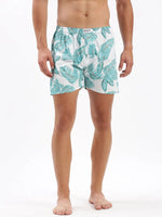 Men Printed White Boxer-142-5-White