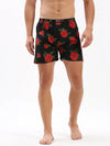 Men Printed Black Boxer-142-9-Black