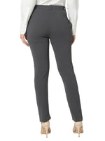 Smarty Pants Women's Cotton Lycra Ankle Length Grey Formal Trouser-SMPT-954C-S