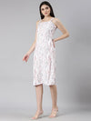 Women Off White Printed A-Line Dress-AE-15936-Offwhitemauve