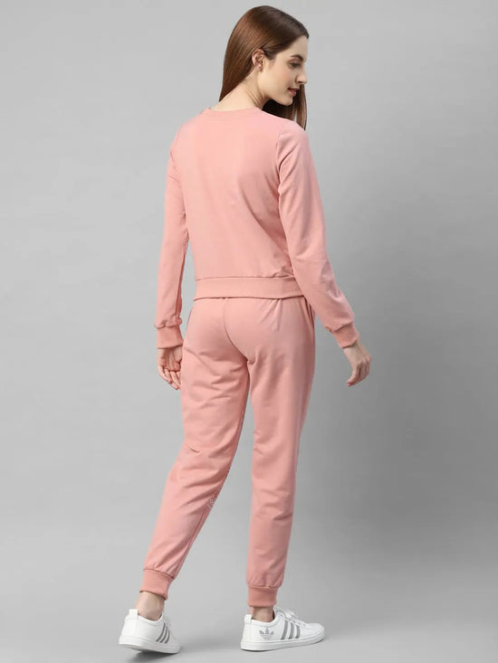 Rigo Printed Round Neck Terry Track Suit-WTRKST1007-L