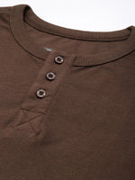 Dillinger Brown Solid Regular Heney T-shirt