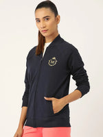 Front open Sweatshirt in Navy