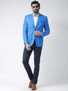 Hangup Men Standard Checkered Men Formalwear-D962ButtonBlazer