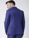 Hangup Men Standard Solid Men Formalwear-DarkNavyBlazer