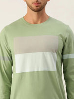 Dillinger Men's Full sleeve Color-block T-shirt