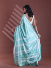 Sky Blue Silk Soft Saree With Texture Print-MA60BSL01400063