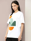 Dillinger White Graphic Oversized T-Shirt-WMNCR493WHT-XS