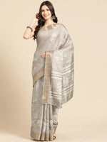 Graceful Understated Charm Saree-SZ-FLORA-BG-1978