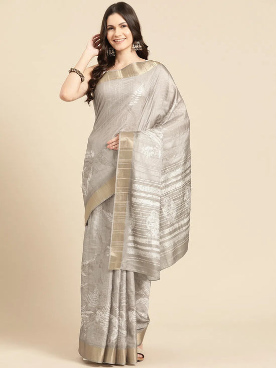 Graceful Understated Charm Saree-SZ-FLORA-BG-1978