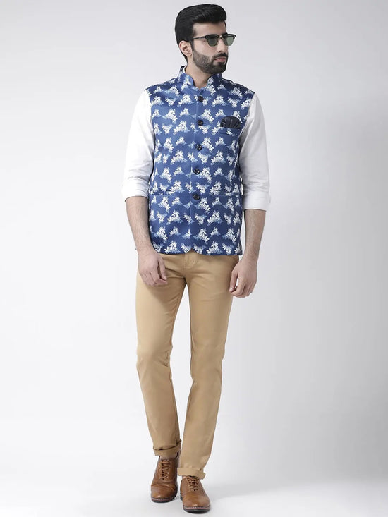 Hangup Men Standard Printed Men's Indian Wear-111APrintedNehru