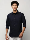 Men Navy Solid Shirt-LANCEPLAIN-218-Navyblue