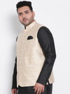 Hangup Men Standard Solid Men's Indian Wear-84A_Jacquard_Nehru1