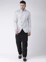 Hangup Men Standard Printed Men Formalwear-D1195ButtonBlazer