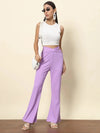 Purple Bell Bottom Trouser