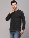 Rigo Poly Corduroy Round Neck T-Shirt-CT09221542-L