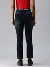 Women's Navy Blue Solid Relaxed Fit Denim Jeans-IM-9851C-Navyblue