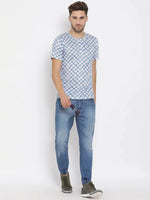 Hangup Men Standard Printed T-Shirts-31T_Henley_Print_TShirt