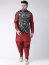 Hangup Men Standard Printed Men's Indian Wear-116APrintedNehru