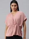 Women's Striped Mauve Top-AE-10279-Mauve