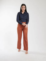 Regular Fit Trouser - Mahogany Red