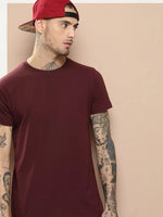 Difference Of Opinion Men's Wine Plain T-Shirt